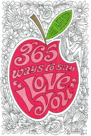 Cover Illustration 365 Ways to Say I Love You